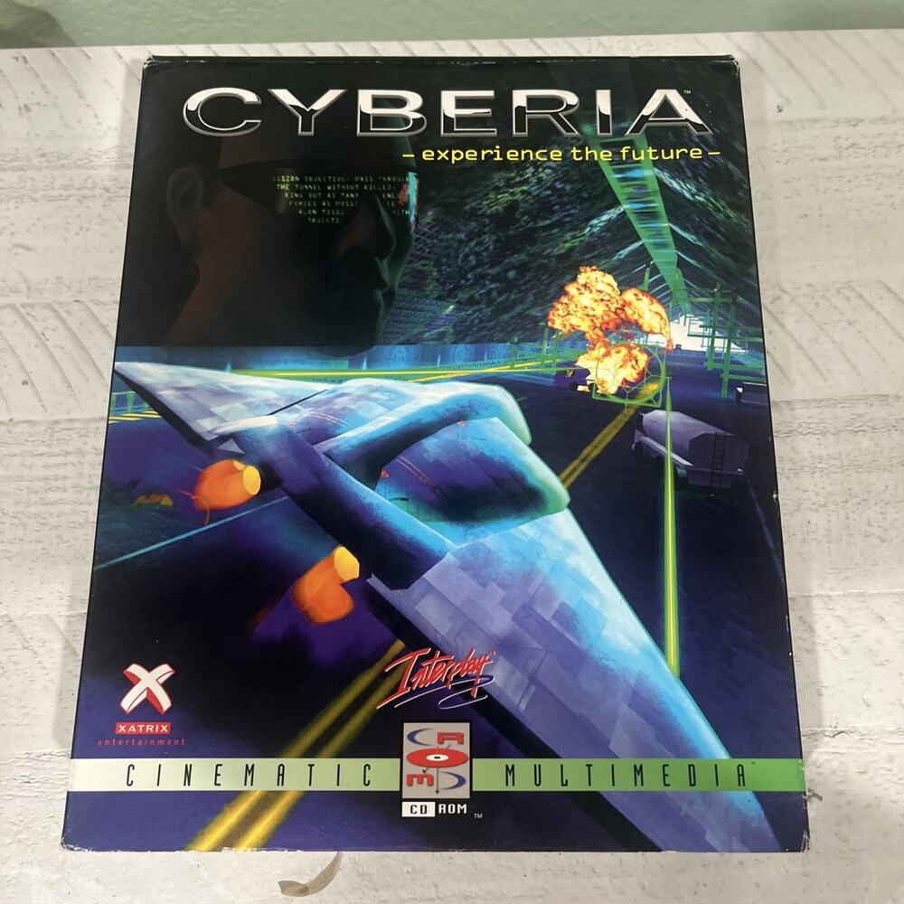Interplay/Xatrix Entertainment - Cyberia (PC, 1994) CD vintage PC Game w/ box - Picture 1 of 5